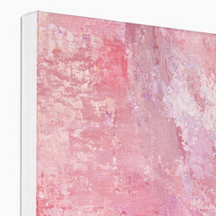 Picturesque Pink Abstract Art Canvas