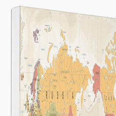 Pastel Pacific Centered Map Canvas