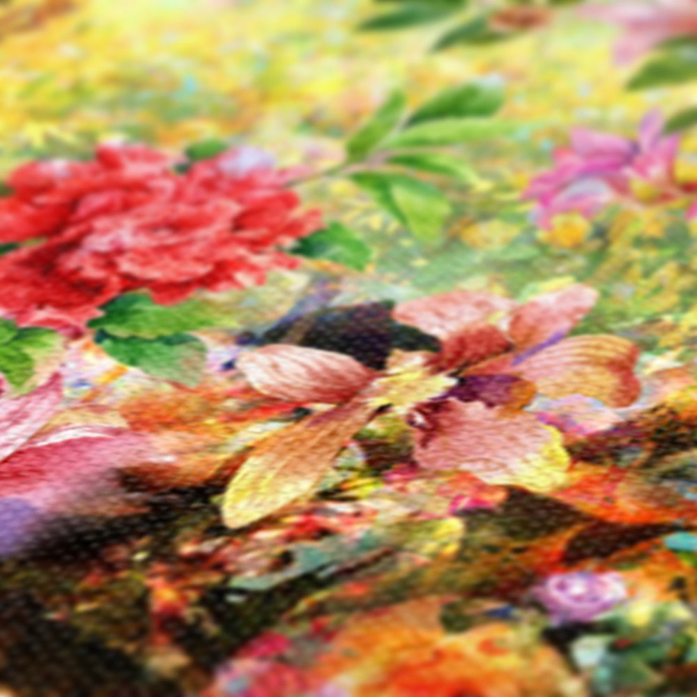 Exquisite Floral Garden Canvas