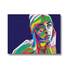 Colorful Billie Illustration Canvas