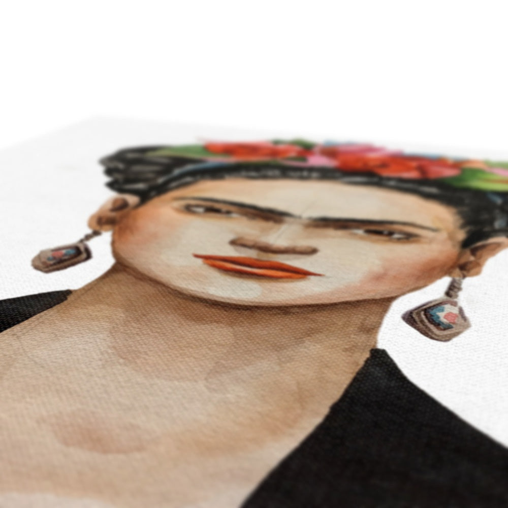 Iconic Farida Kahlo Portrait Canvas