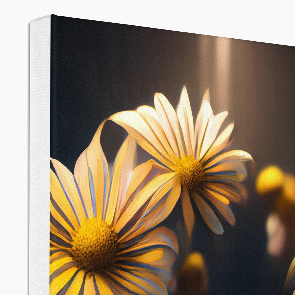 Breathtaking Yellow African Daisy Canvas