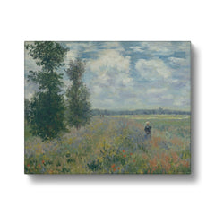 Poppy Fields Near Argenteuil, 1875 , Claude Monet  Canvas