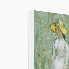 Girl in White By Vincent Van Gogh  Canvas