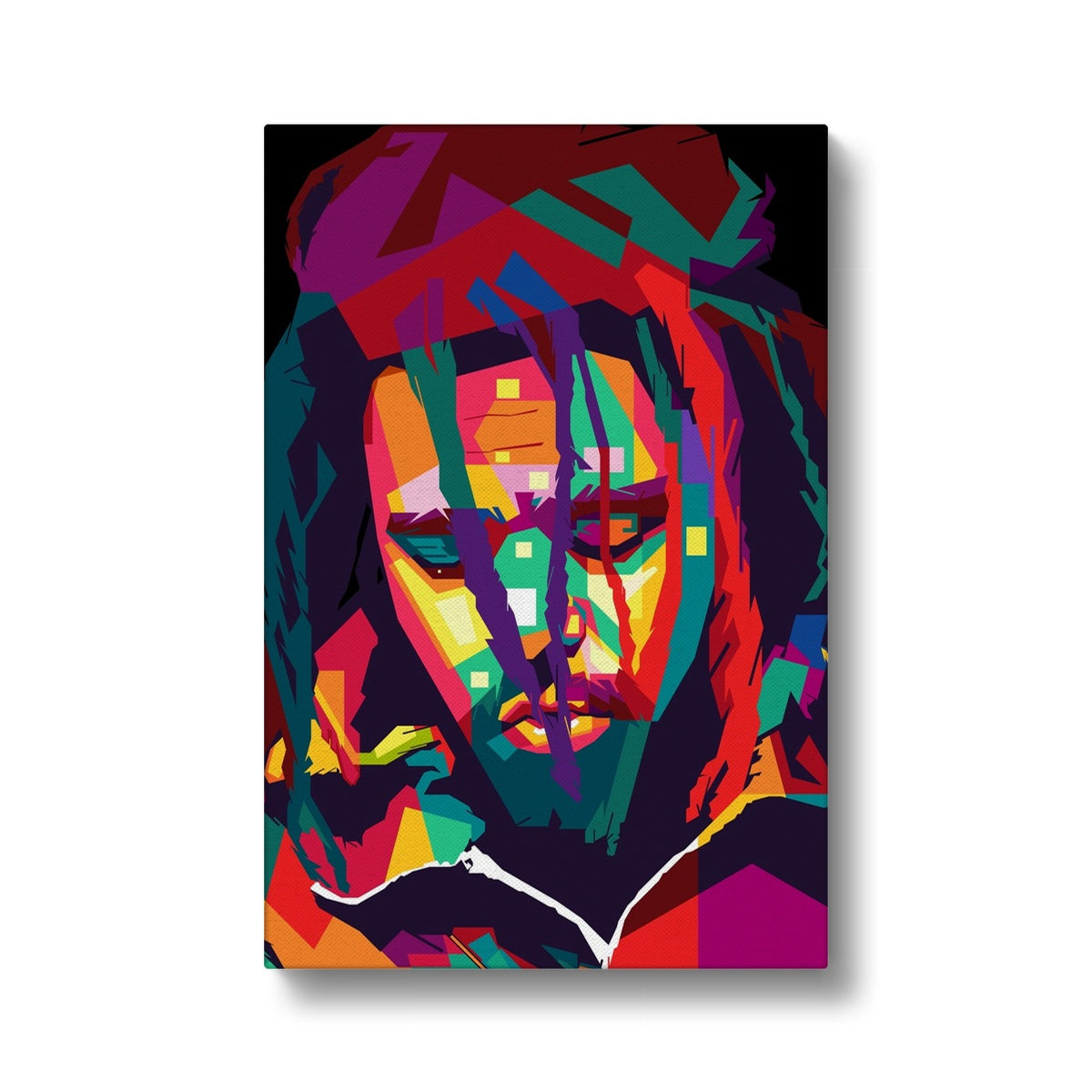 Striking J Cole Portrait  Canvas