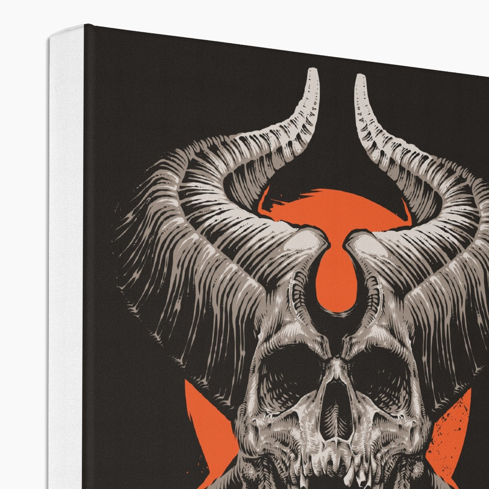 Demon With Hooves Art Canvas