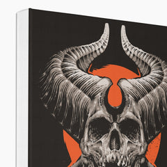 Demon With Hooves Art Canvas