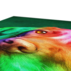 Labrador Retriever Multicolor Portrait  Canvas