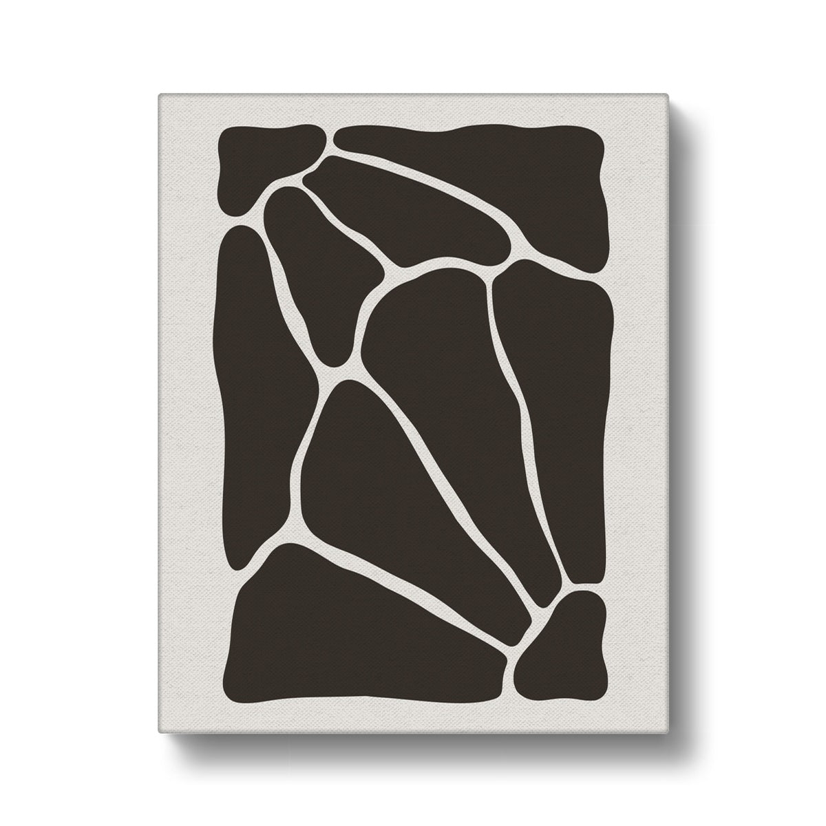 Black & White Mosaic Design Canvas