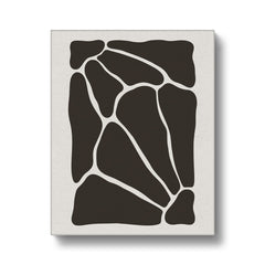 Black & White Mosaic Design Canvas