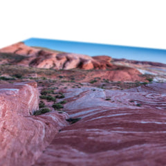 Sombre Rainbow Vista Valley Of Fire Canvas