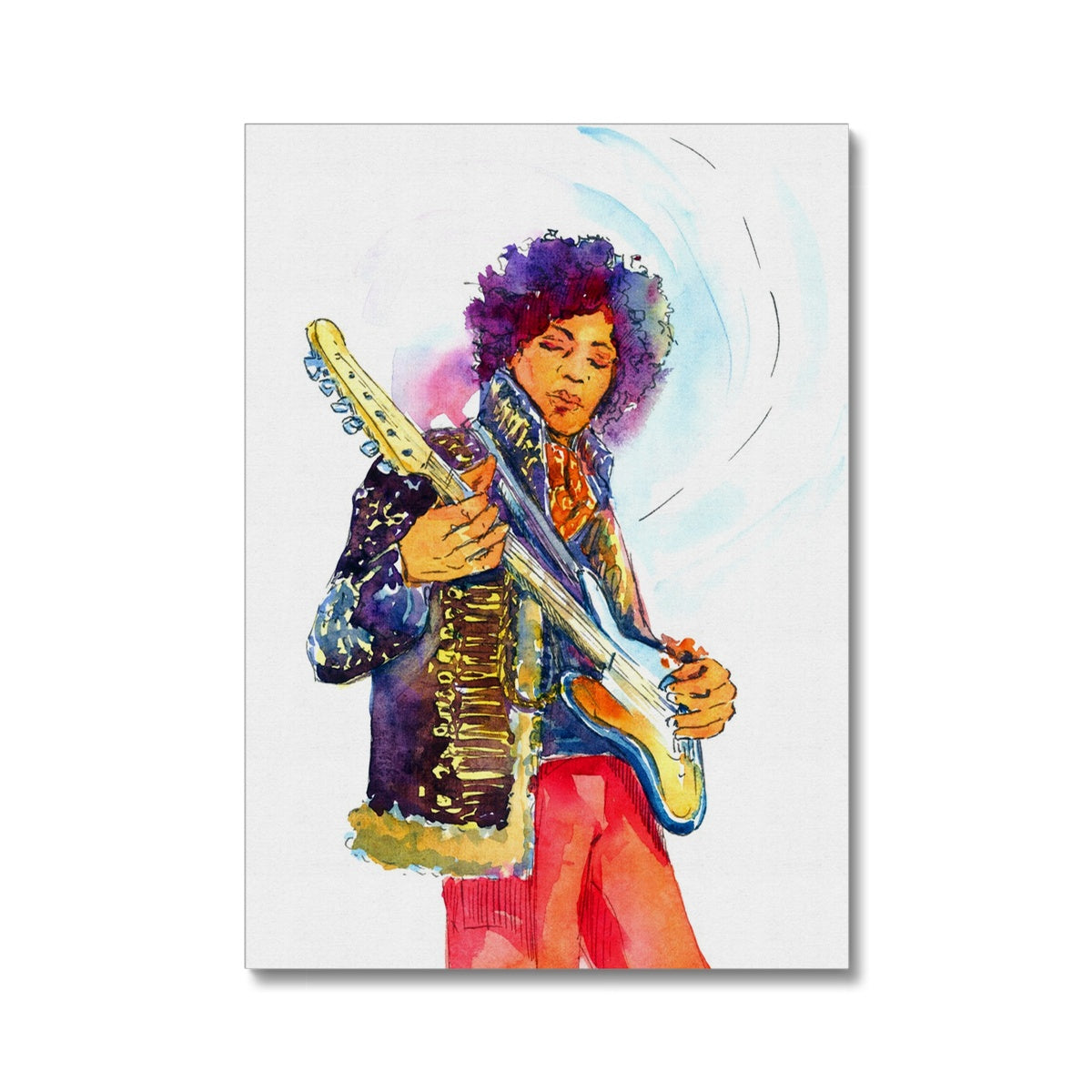 Electric Hendrix Masterpiece Canvas