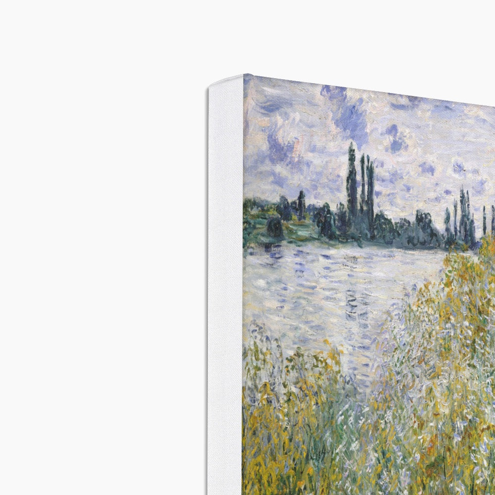 Banks of the Seine, Vétheuil II , 1880 , Claude Monet  Canvas