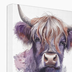 Magical Cow Portrait Canvas