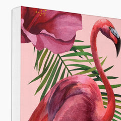 Flamingo Wall Art Illustration Canvas