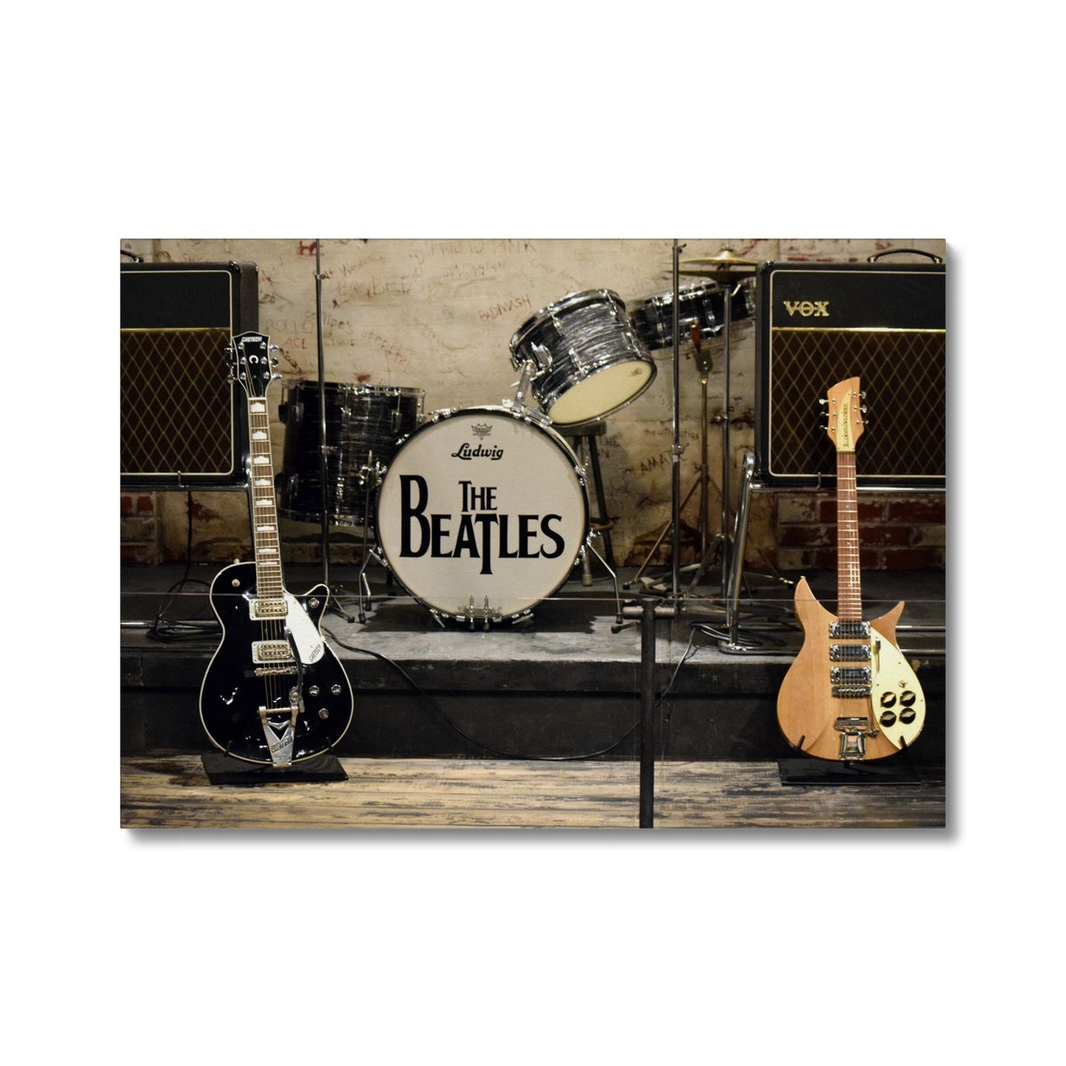 Artwork Of The Beatles Band Canvas