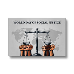 World Day Of Social Justice Art Canvas