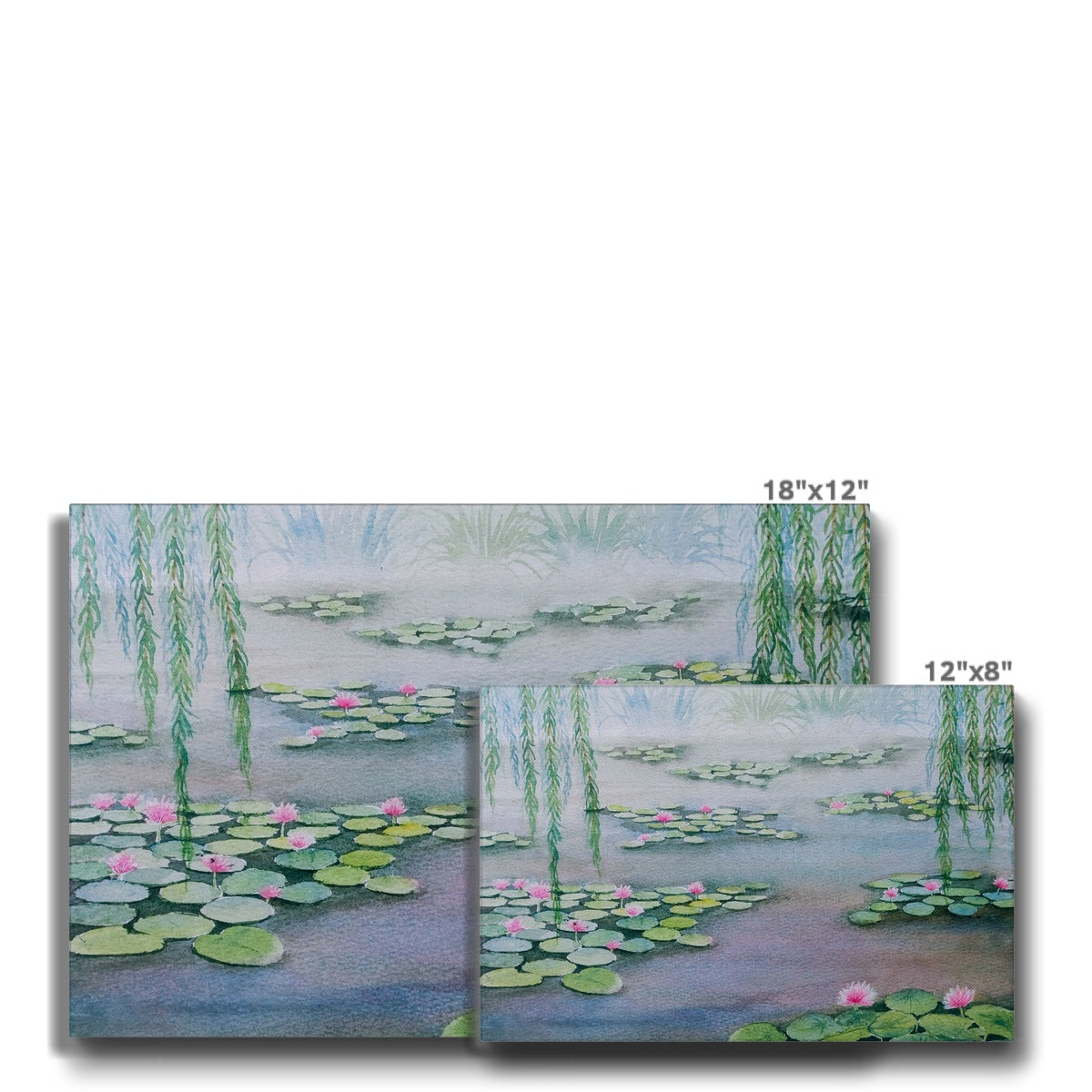 Mesmerizing Monet Water Lilies Painting Canvas