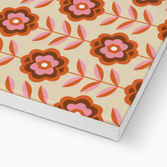 Charming Floral Design Canvas