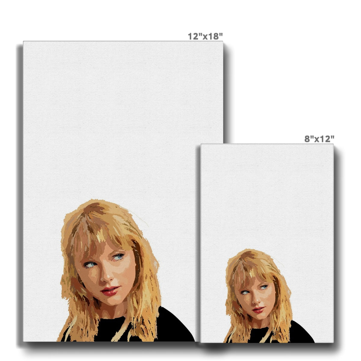 Graceful Taylor Swift Portrait Canvas