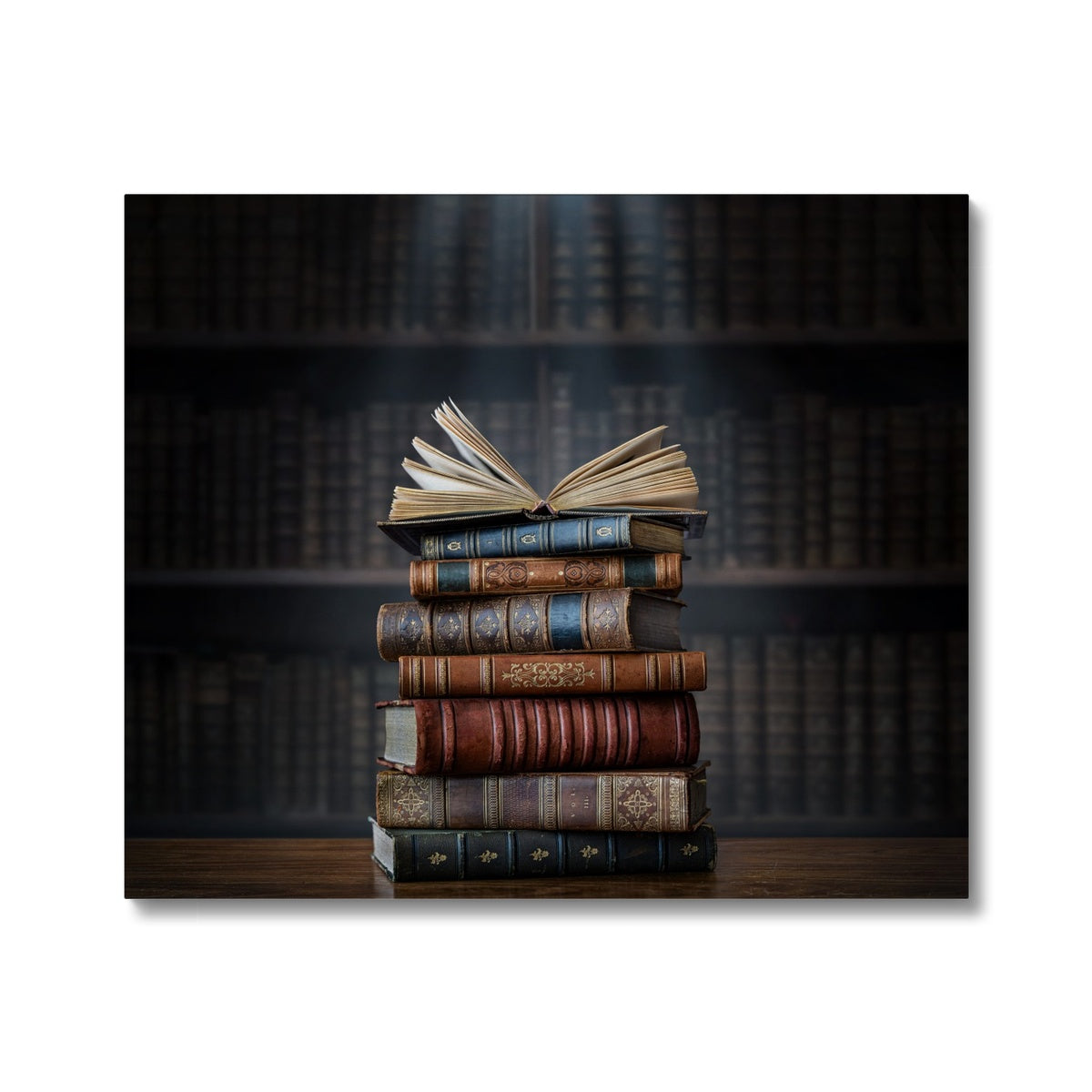 Books Library Wall Art Canvas