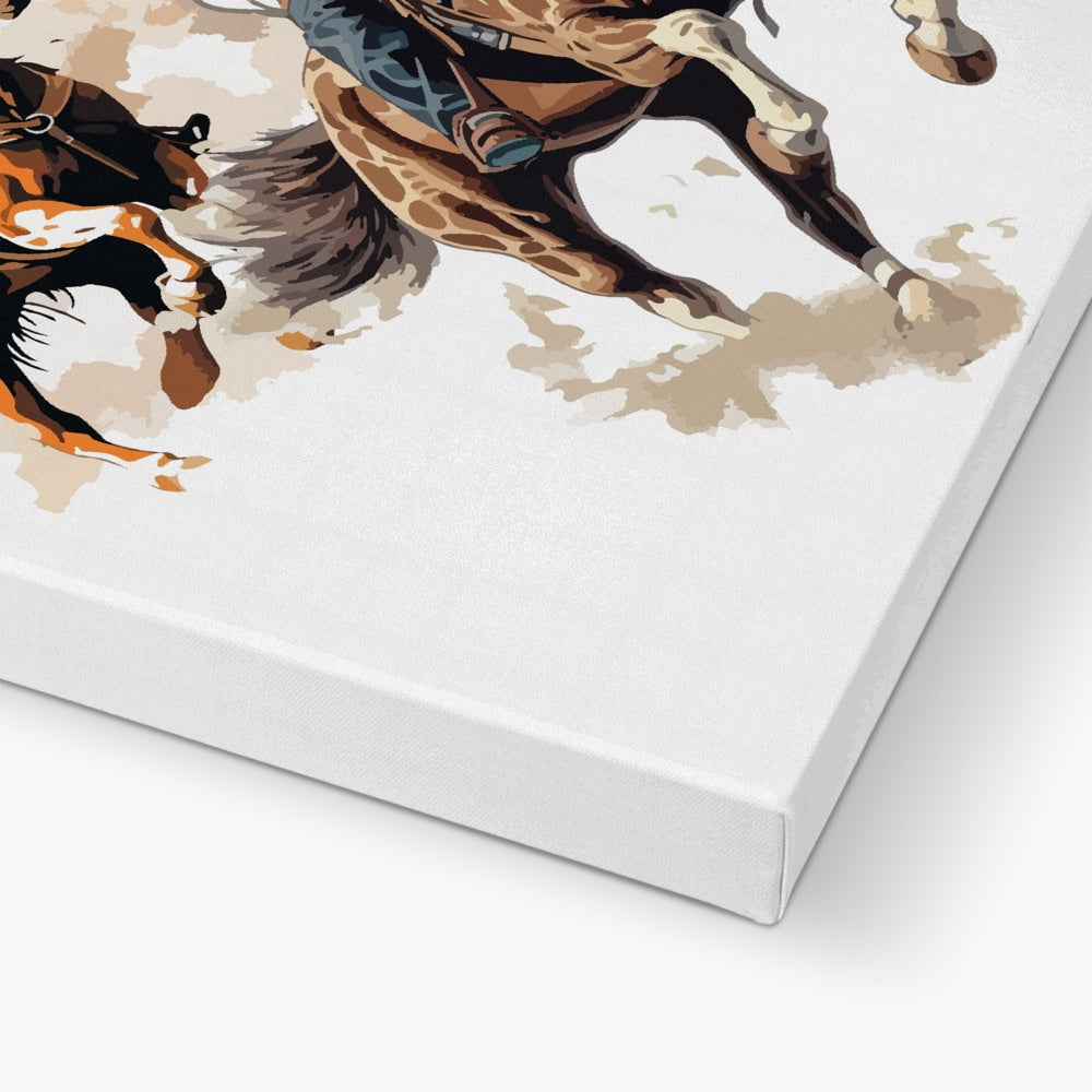 Fearless Cowboys Animated Posters Canvas