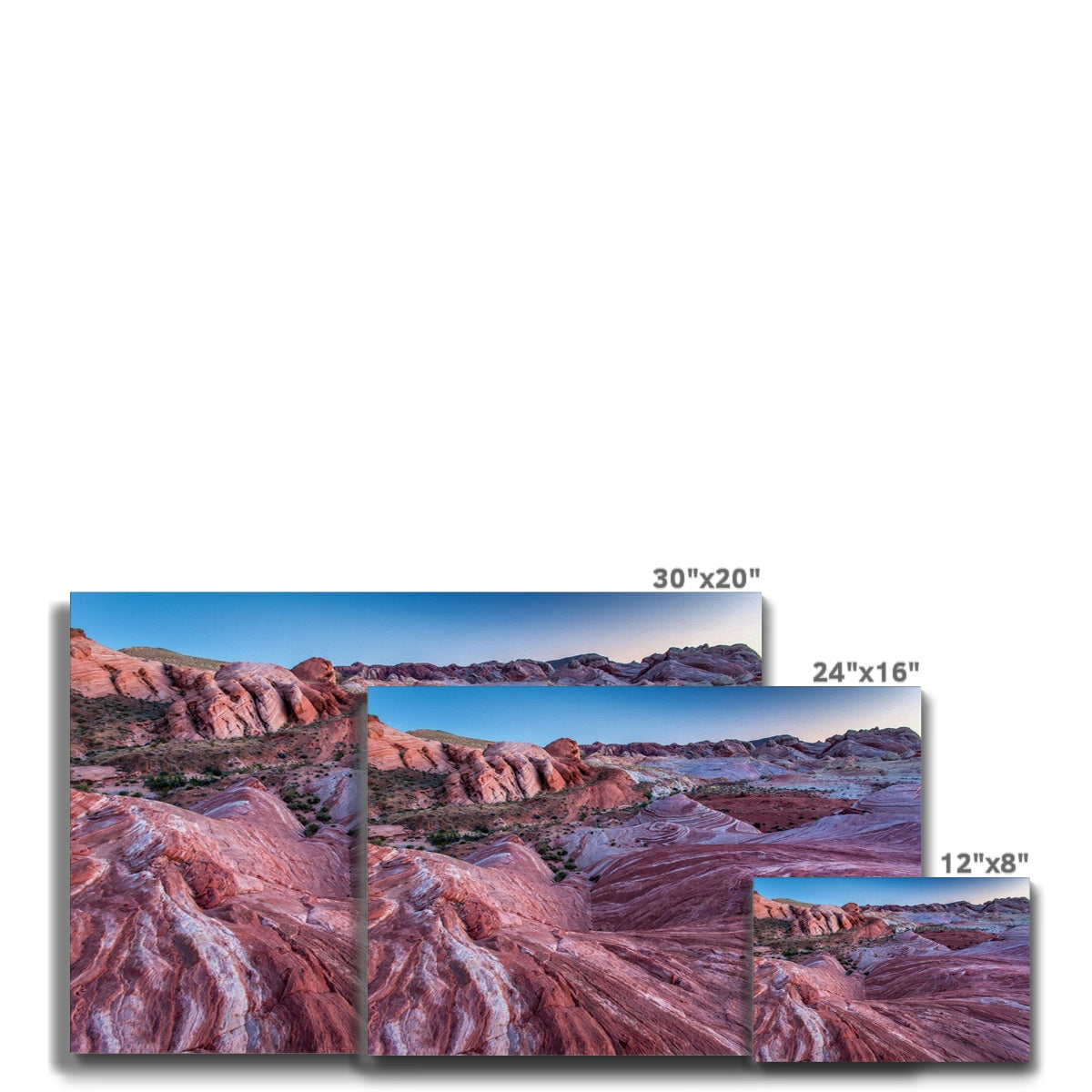 Sombre Rainbow Vista Valley Of Fire Canvas