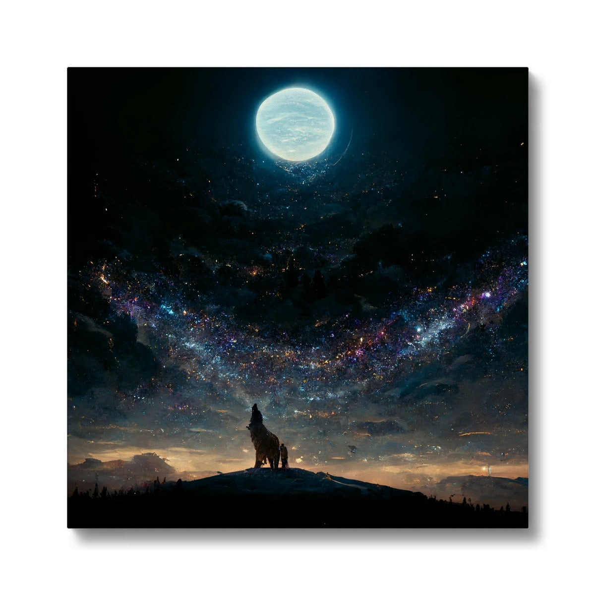 Wolves Of The Cosmos  Canvas