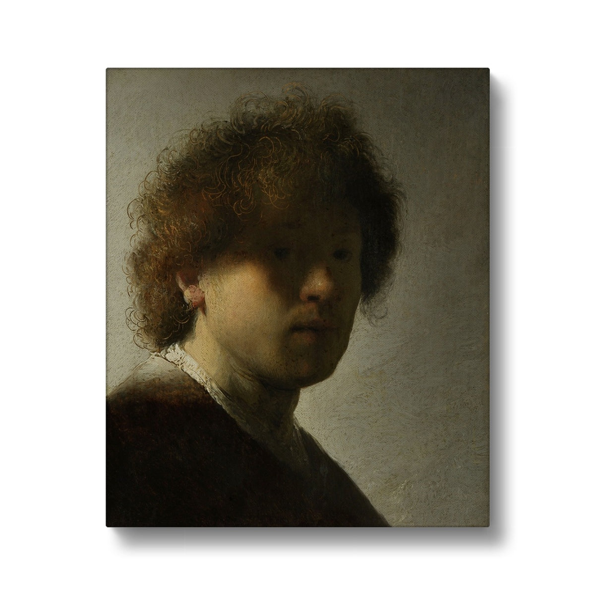 Rembrandt: Self-Portrait (1628) Canvas