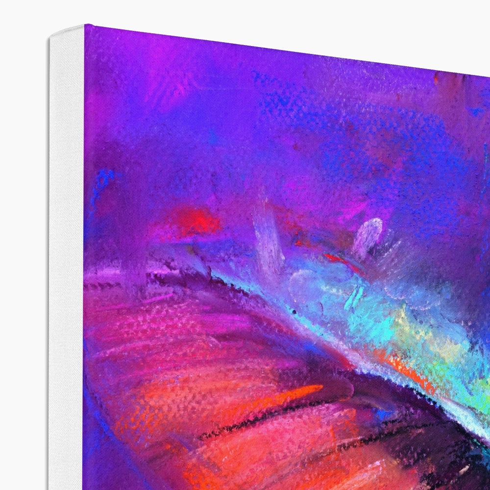 Abstract Multi Colour Humming Bird Art Canvas