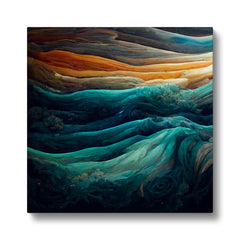 Blue Artistry Unveiled  Canvas