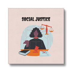 Inclusive Social Justice Art Canvas