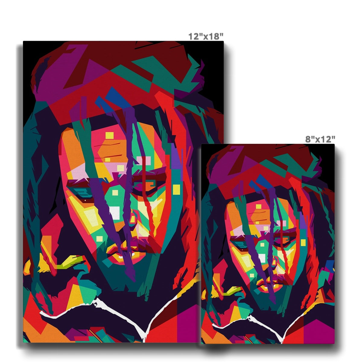 Striking J Cole Portrait  Canvas