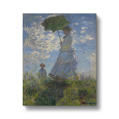 ⁠Woman with a Parasol, 1875, Claude Monet Canvas