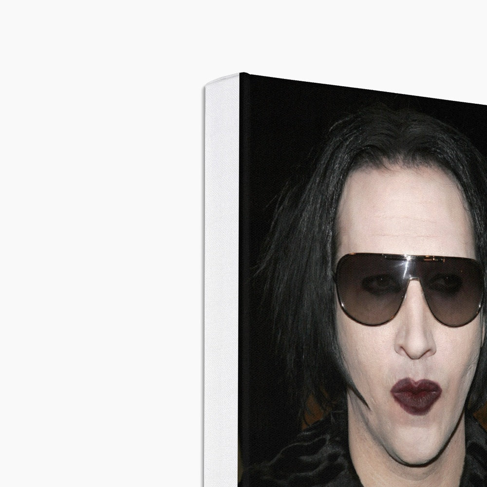 Marilyn Manson Stylish Portrait Canvas