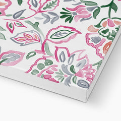 Luscious Pink Flower Painting  Canvas