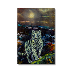 Tiger In Mountains Canvas