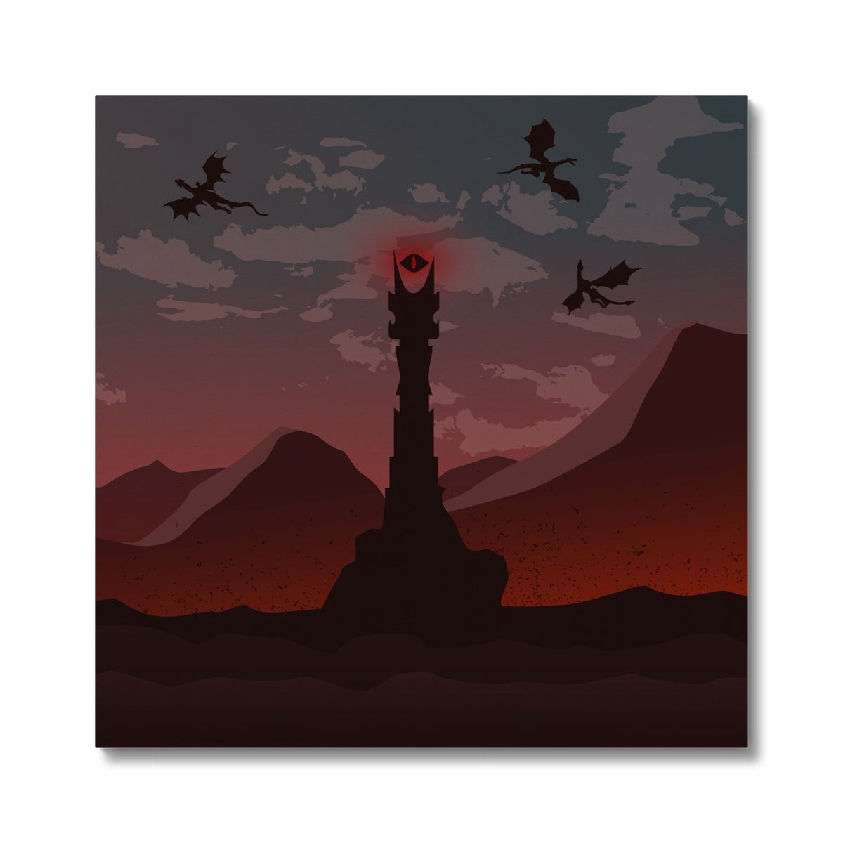 Barad-dûr Of Lord Of Rings Canvas