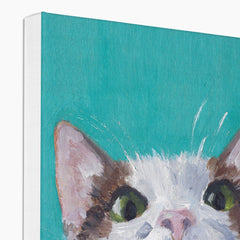 Curious Feline Art Canvas