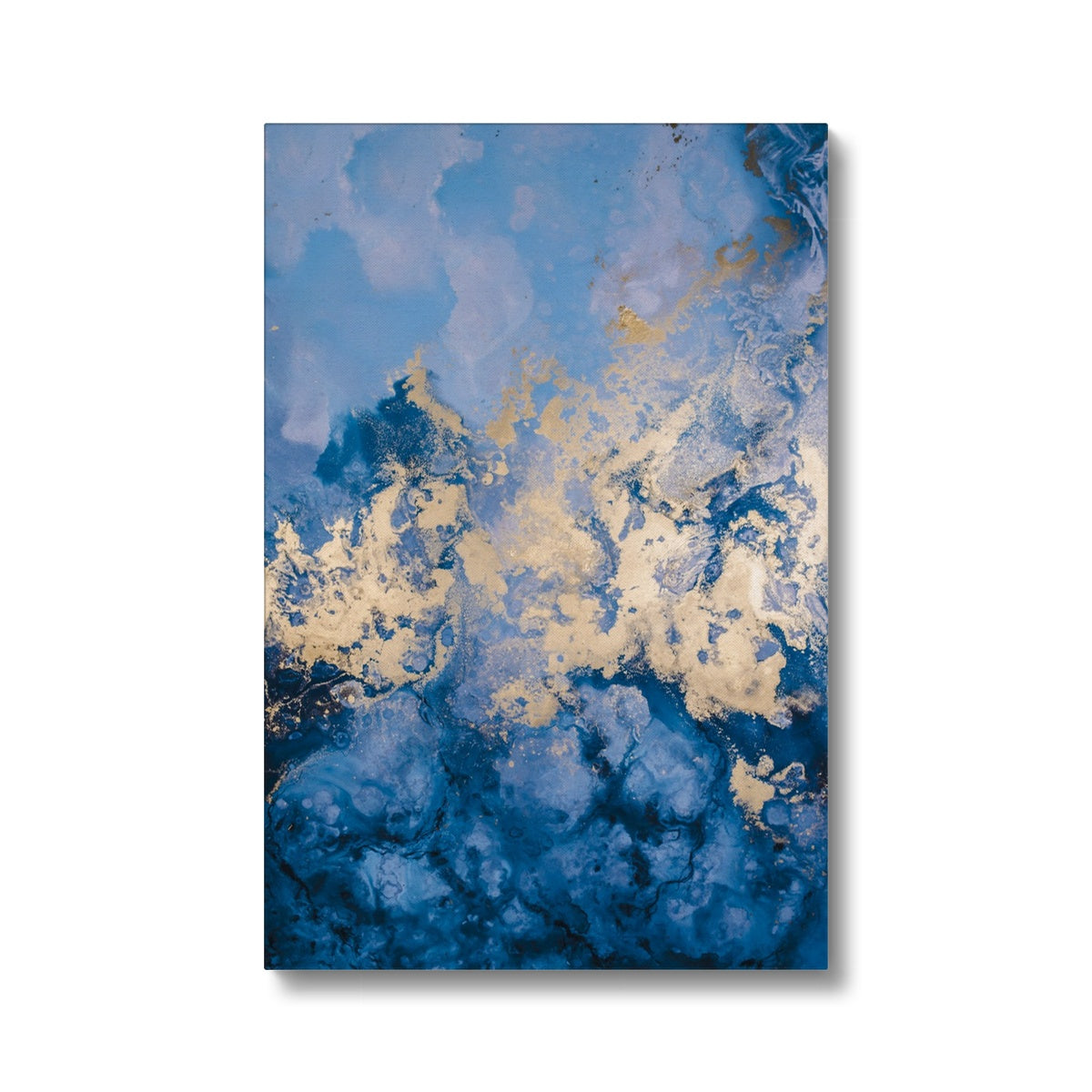 Blue Abstract Painting  Canvas