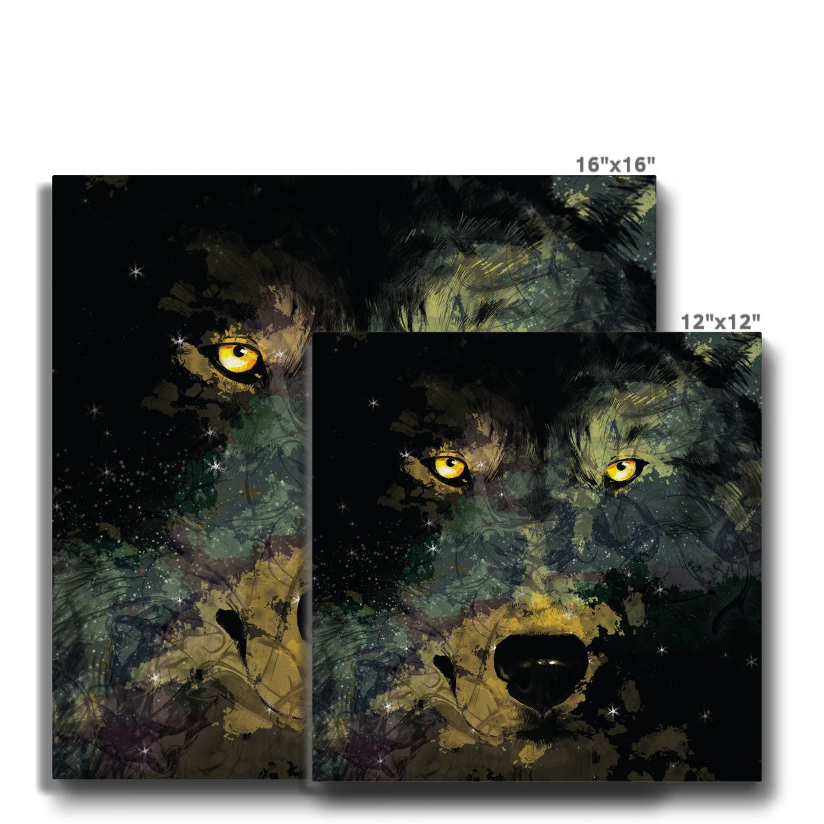 Galactic Wolves Expression  Canvas