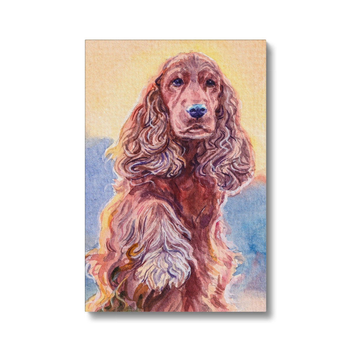 Labradoodle Oil Painting Canvas