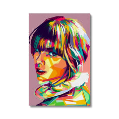 Iconic Taylor Swift Portrait Canvas