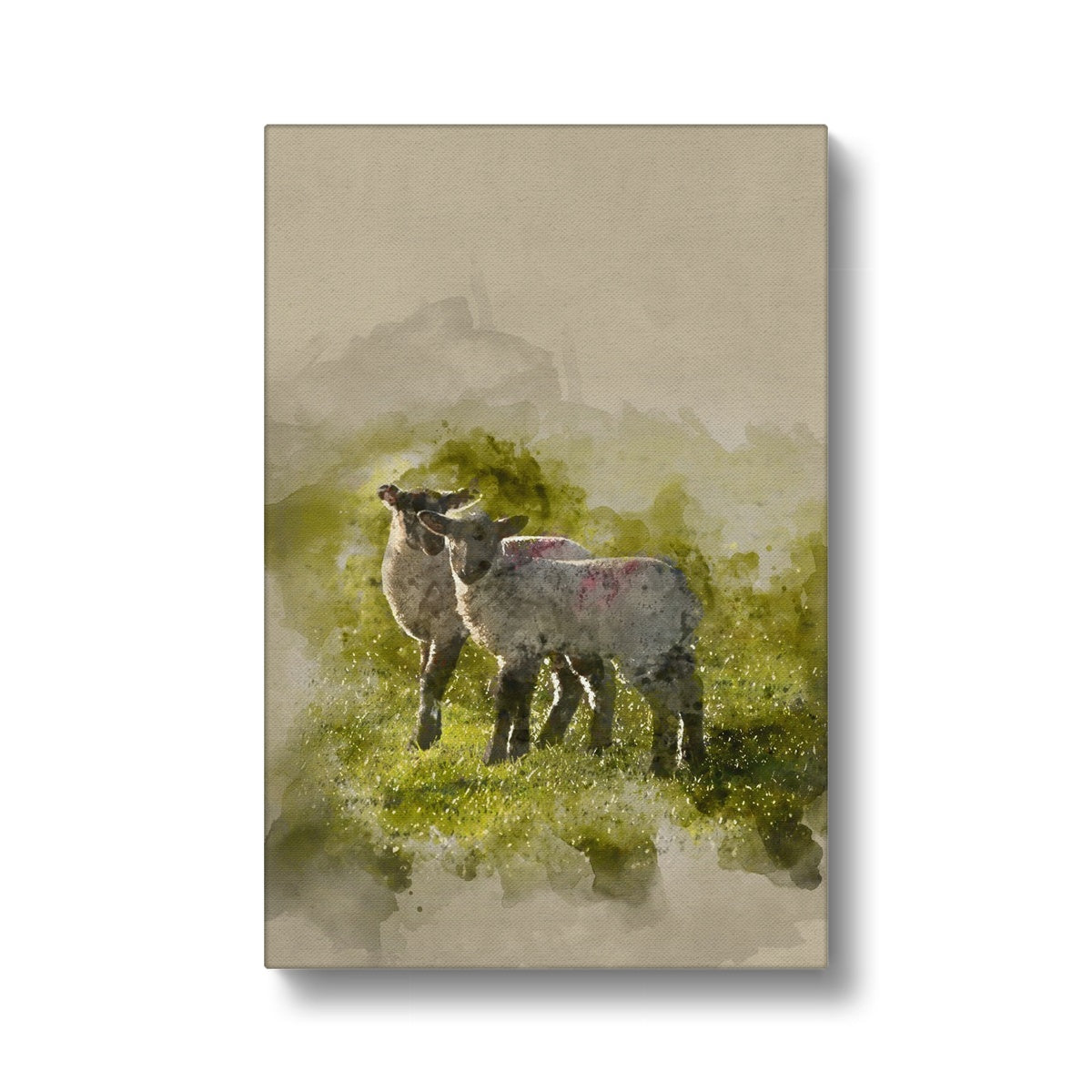 Stunning Painting Of Sheep Canvas
