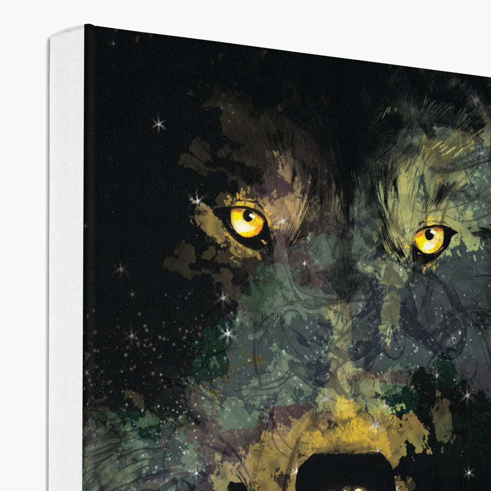 Galactic Wolves Expression  Canvas