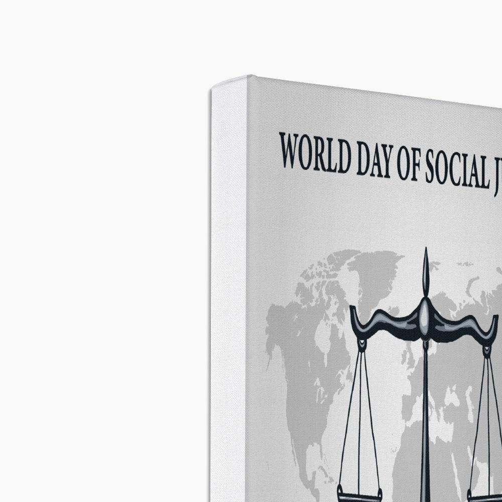 World Day Of Social Justice Art Canvas