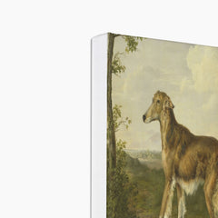 Borzoi Dog Period Portrait Canvas