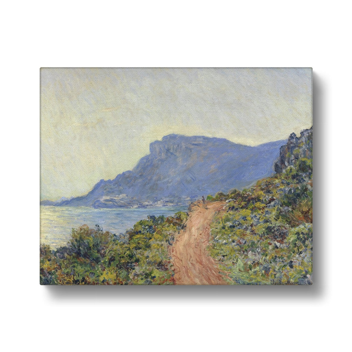 La Corniche Near Monaco, 1884 , Claude Monet Canvas