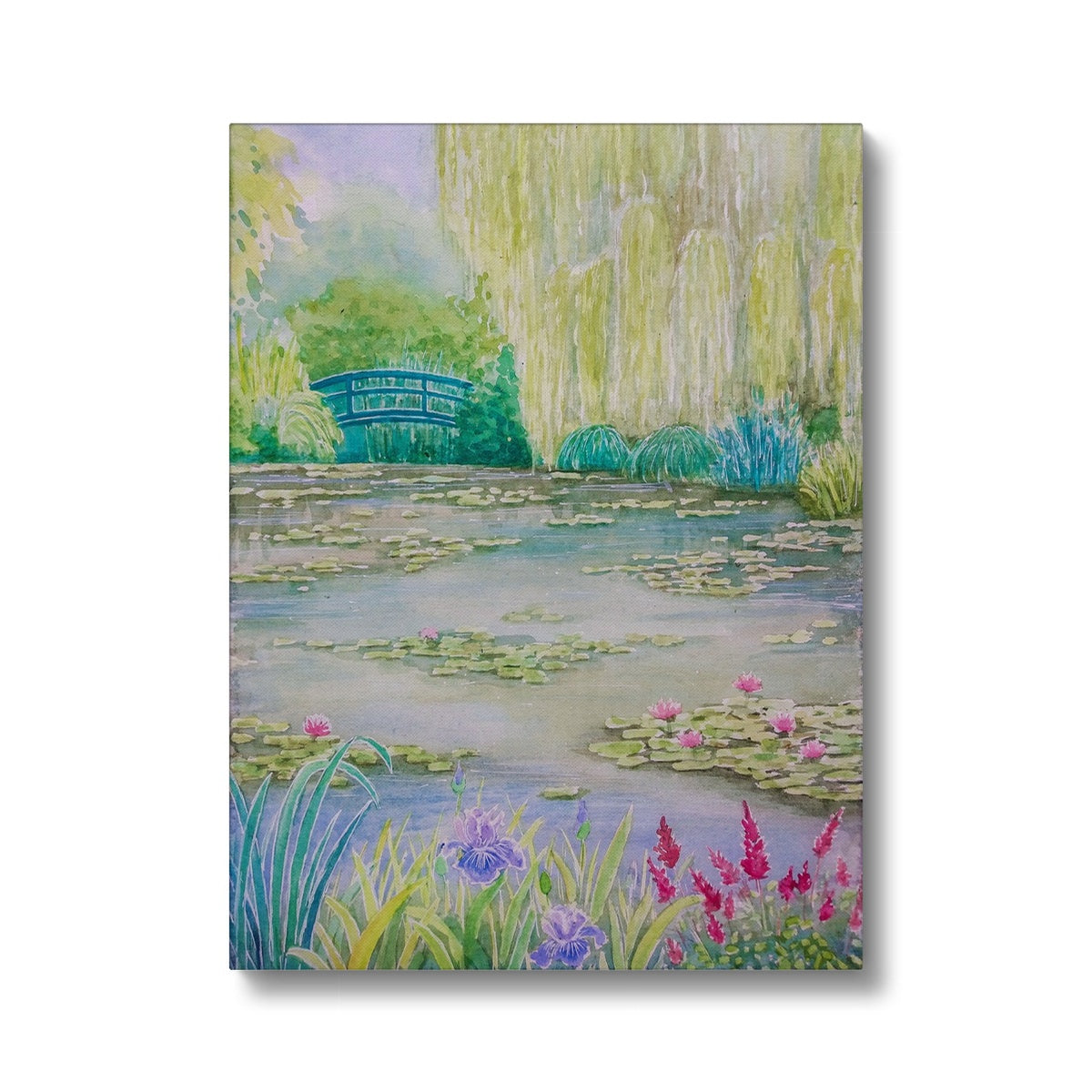 Ethereal Monet Water Lilies Beauty Canvas