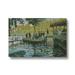 Bain à la Grenouillère, 1869, Claude Monet Canvas